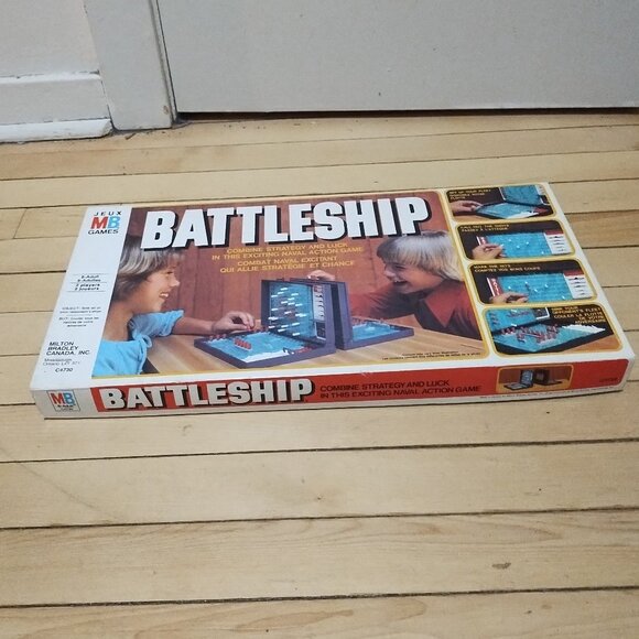 Battleship Board Game (1978, Milton Bradley) Vintage! Complete Bilingual - Picture 1 of 12